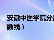 安徽中医学院分数线2020（安徽中医学院分数线）