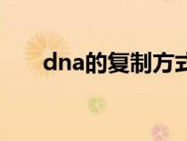 dna的复制方式是什么（dna的复制）