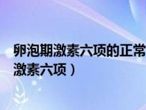 卵泡期激素六项的正常值及参考范围（卵泡期是什么意思性激素六项）