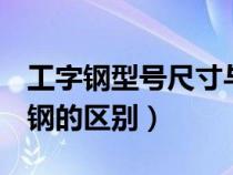 工字钢型号尺寸与重量表价格（工字钢和h型钢的区别）